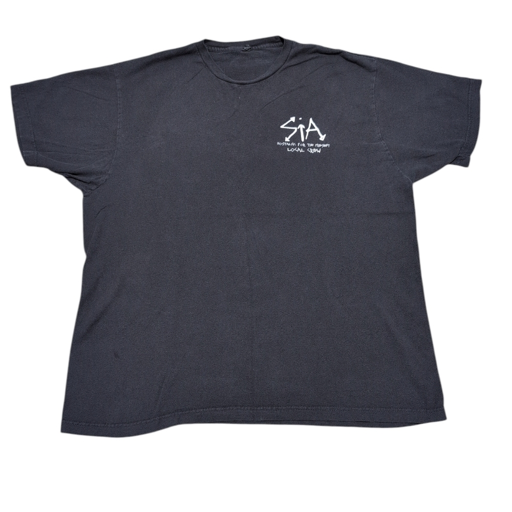 Sia Crew T-Shirt Size XL Nostalgic For The Present 2016 Tour